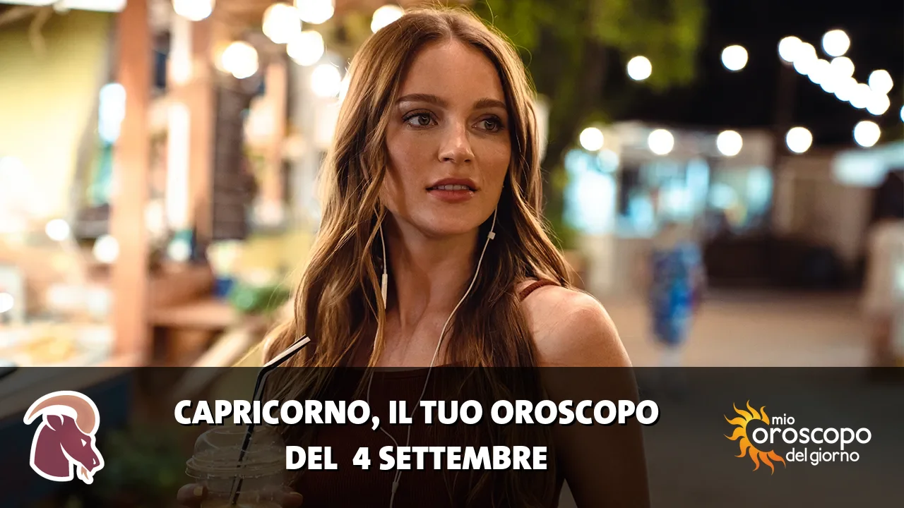 Oroscopo del Capricorno du venerdì 4 settembre 2026