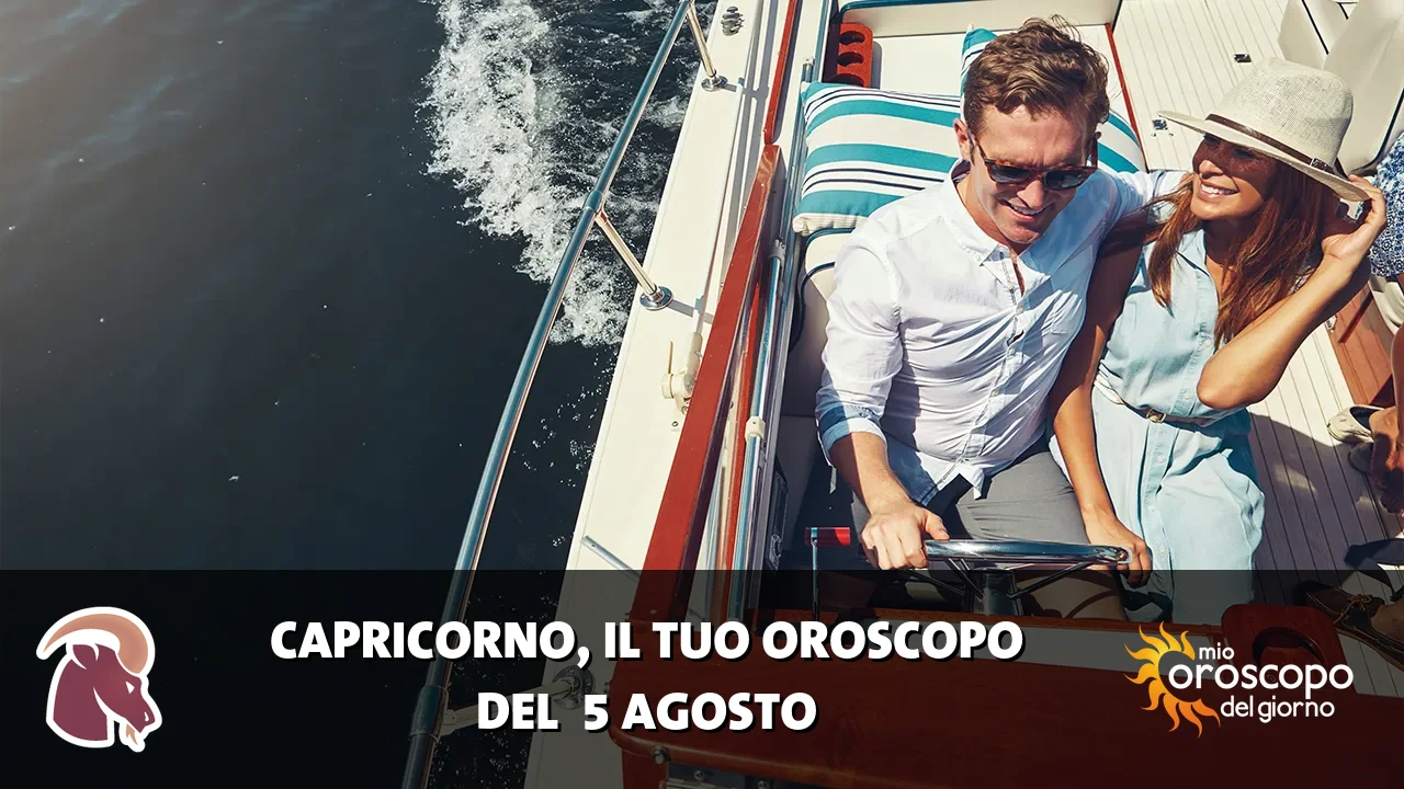 Oroscopo del Capricorno du mercoledì 5 agosto 2026