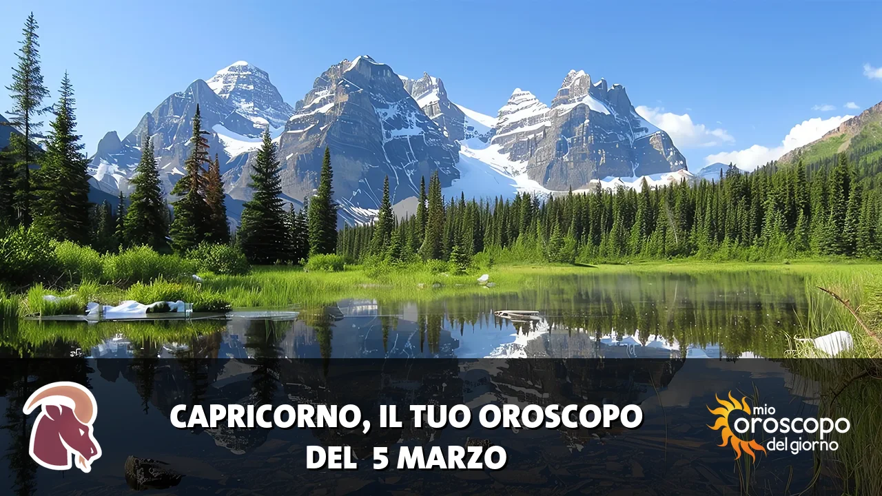 Oroscopo del Capricorno du giovedì 5 marzo 2026
