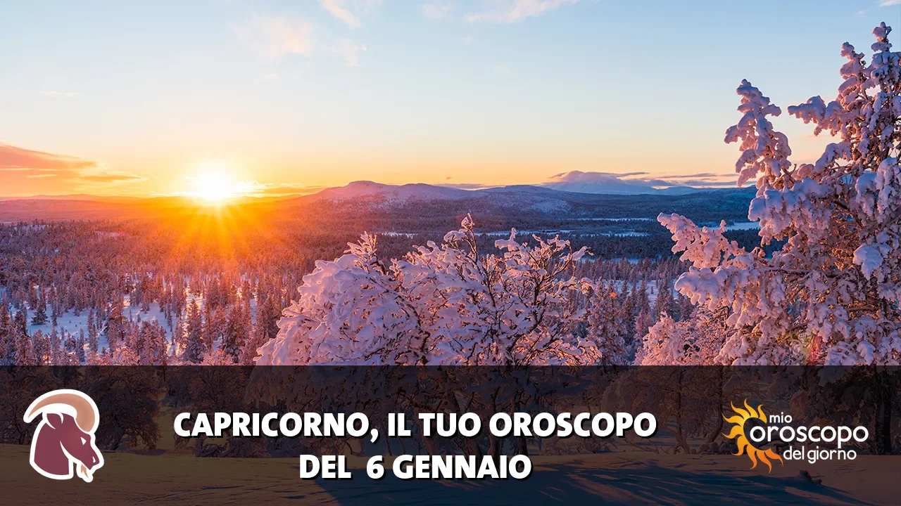 Oroscopo del Capricorno du martedì 6 gennaio 2026