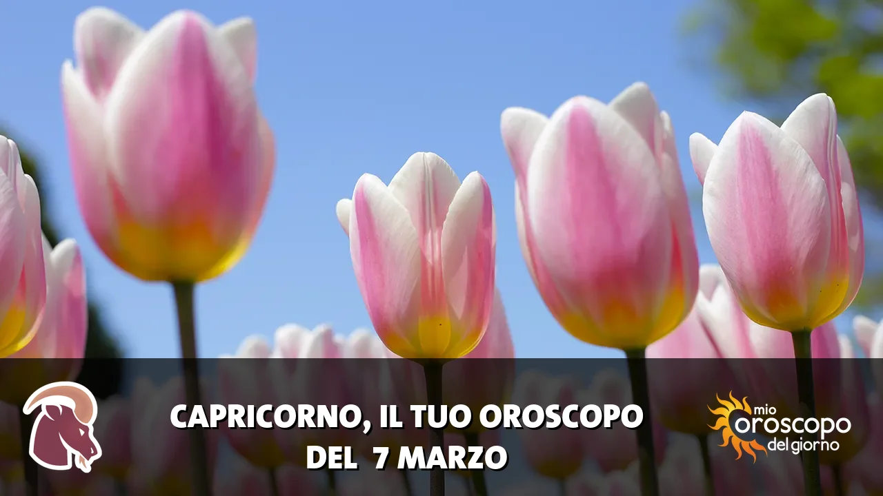 Oroscopo del Capricorno du sabato 7 marzo 2026