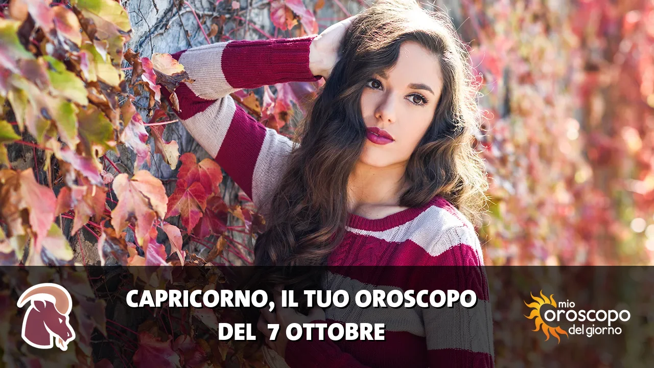 Oroscopo del Capricorno du mercoledì 7 ottobre 2026