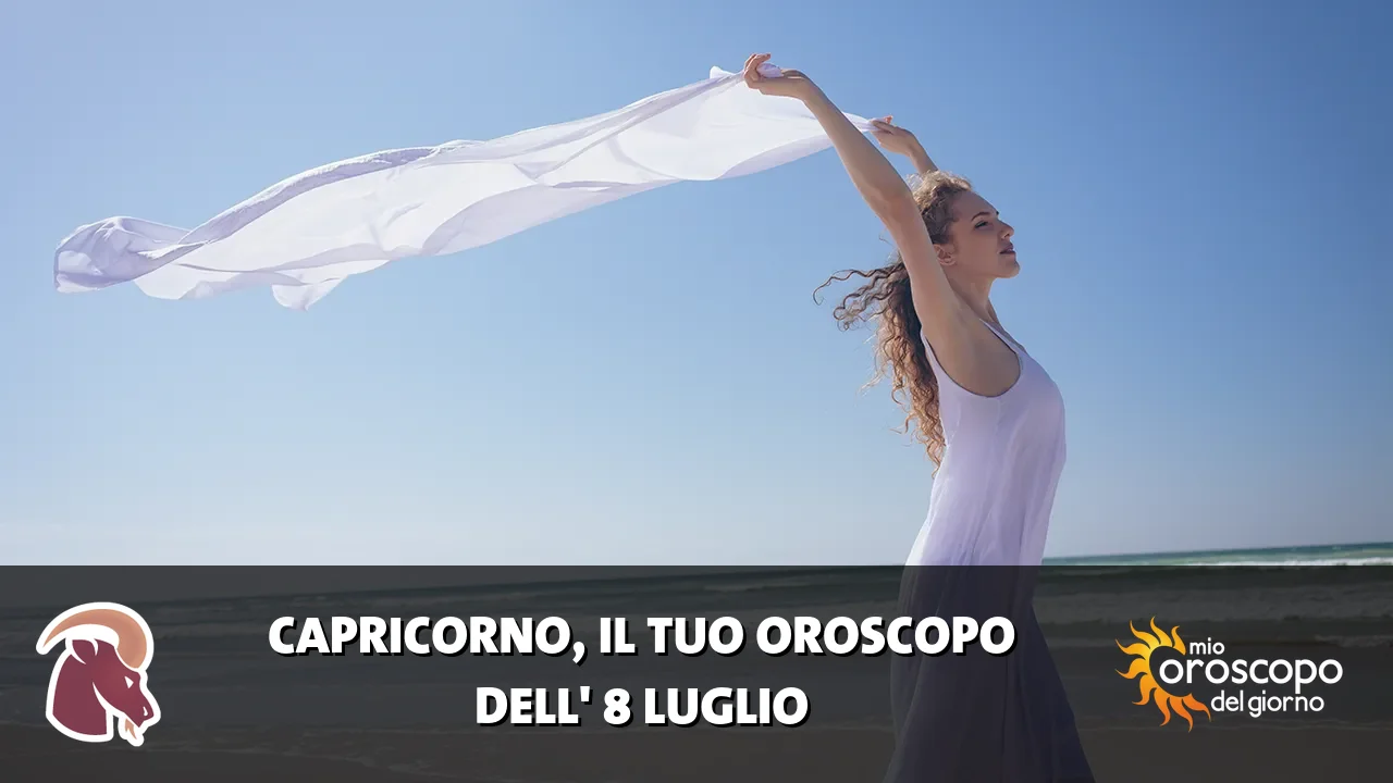 Oroscopo del Capricorno du mercoledì 8 luglio 2026