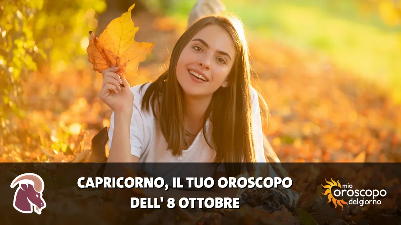 Oroscopo del Capricorno du giovedì 8 ottobre 2026