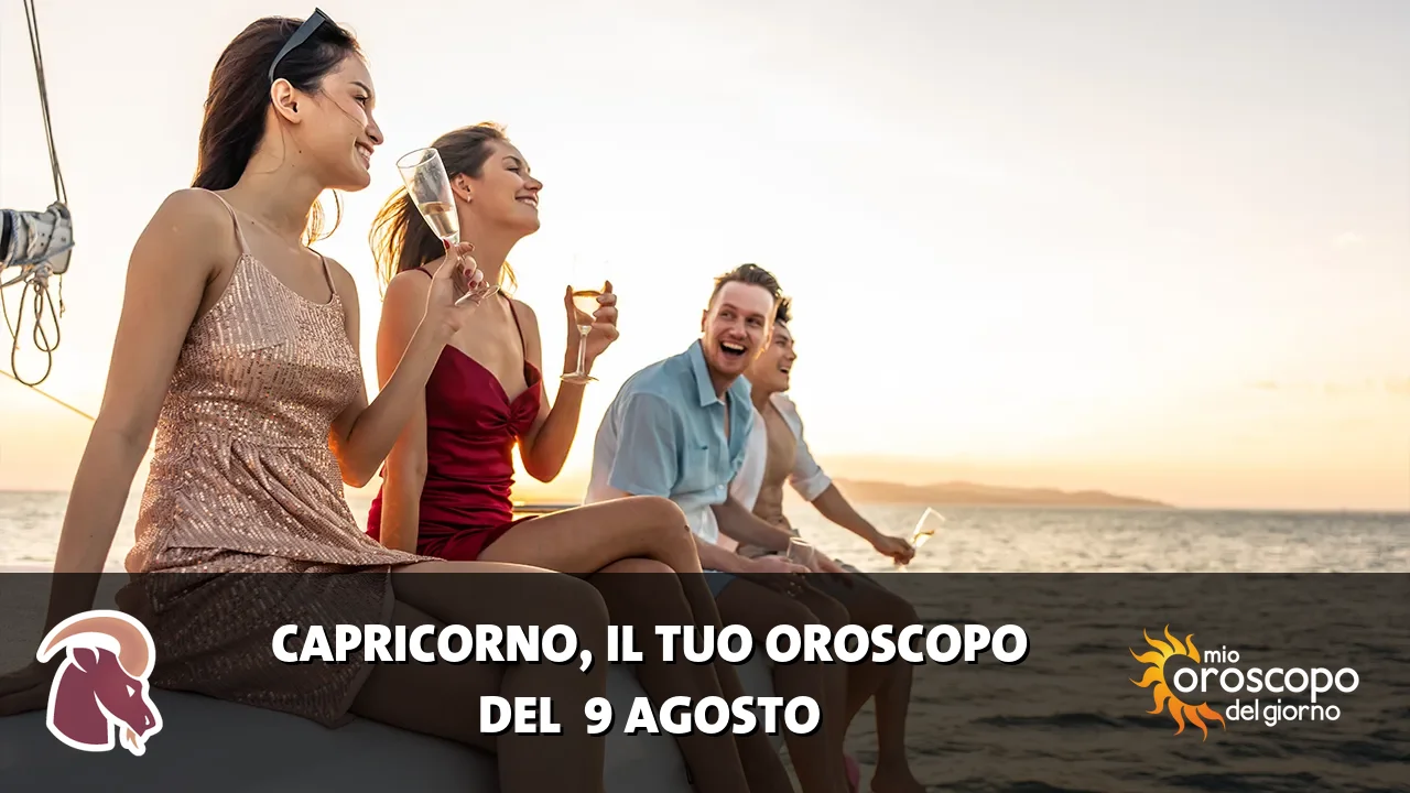 Oroscopo del Capricorno du domenica 9 agosto 2026