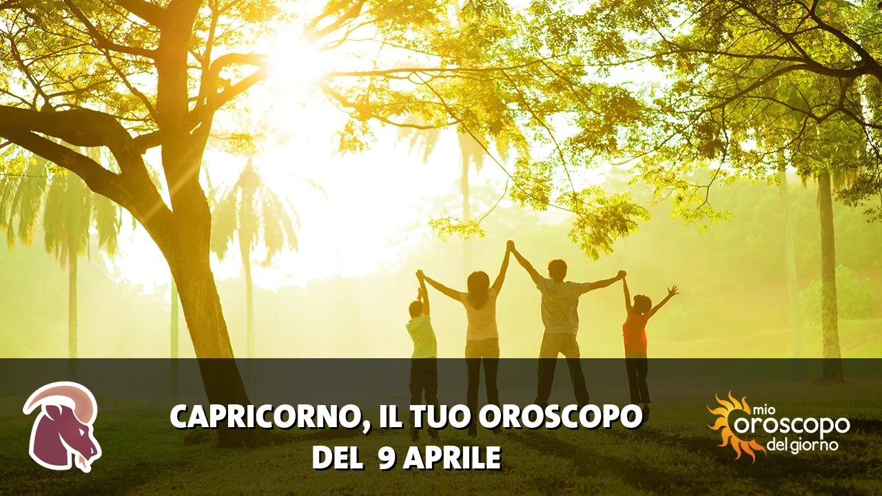Oroscopo del Capricorno du giovedì 9 aprile 2026