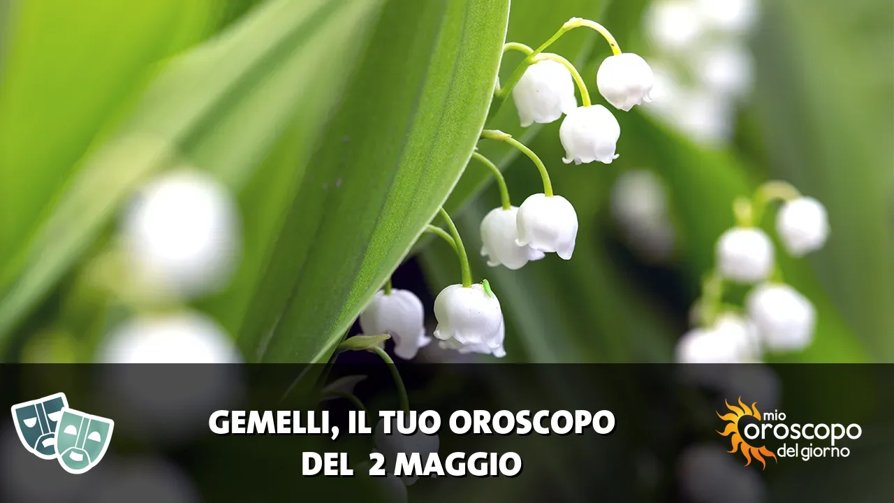 Oroscopo dei Gemelli du sabato 2 maggio 2026