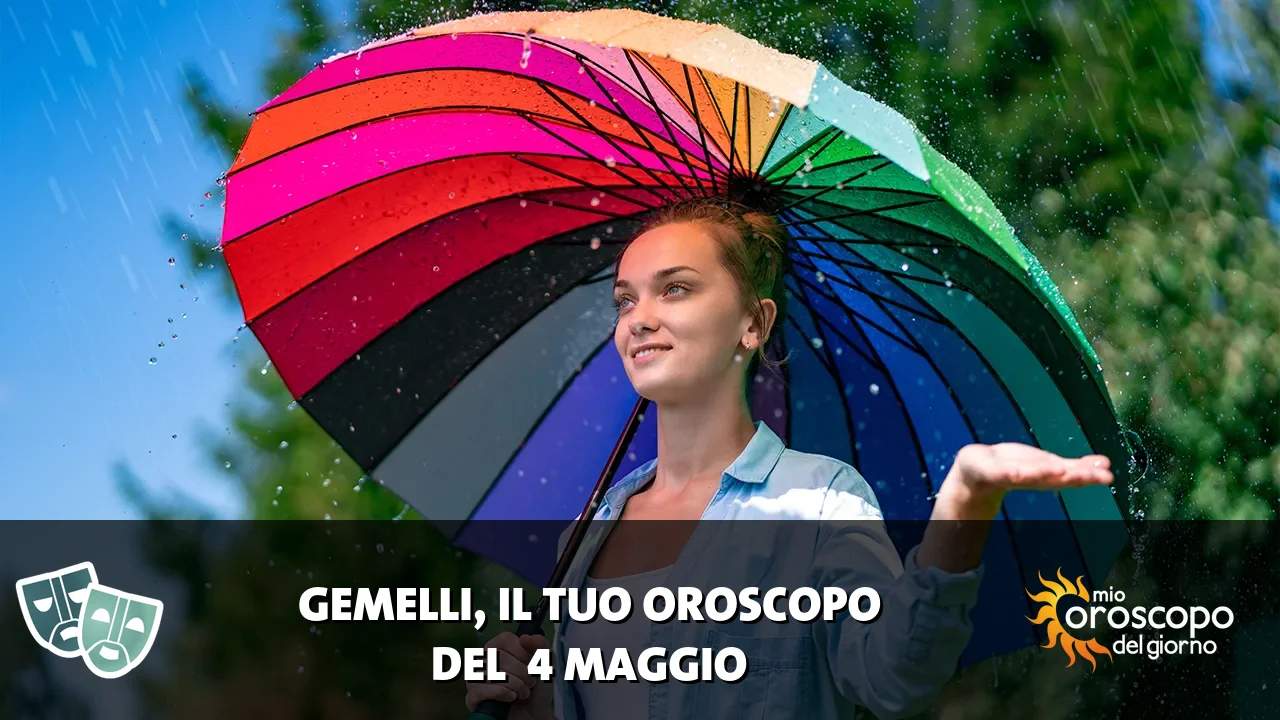 Oroscopo dei Gemelli du lunedì 4 maggio 2026