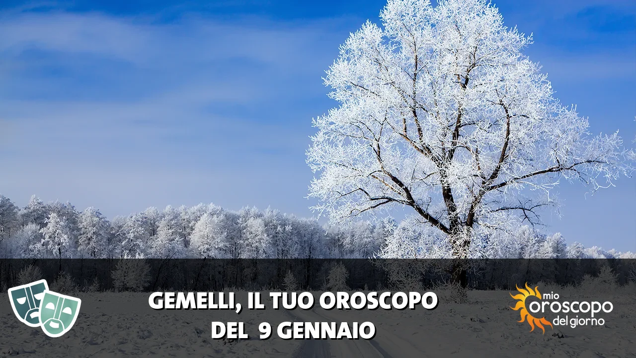 Oroscopo dei Gemelli du venerdì 9 gennaio 2026