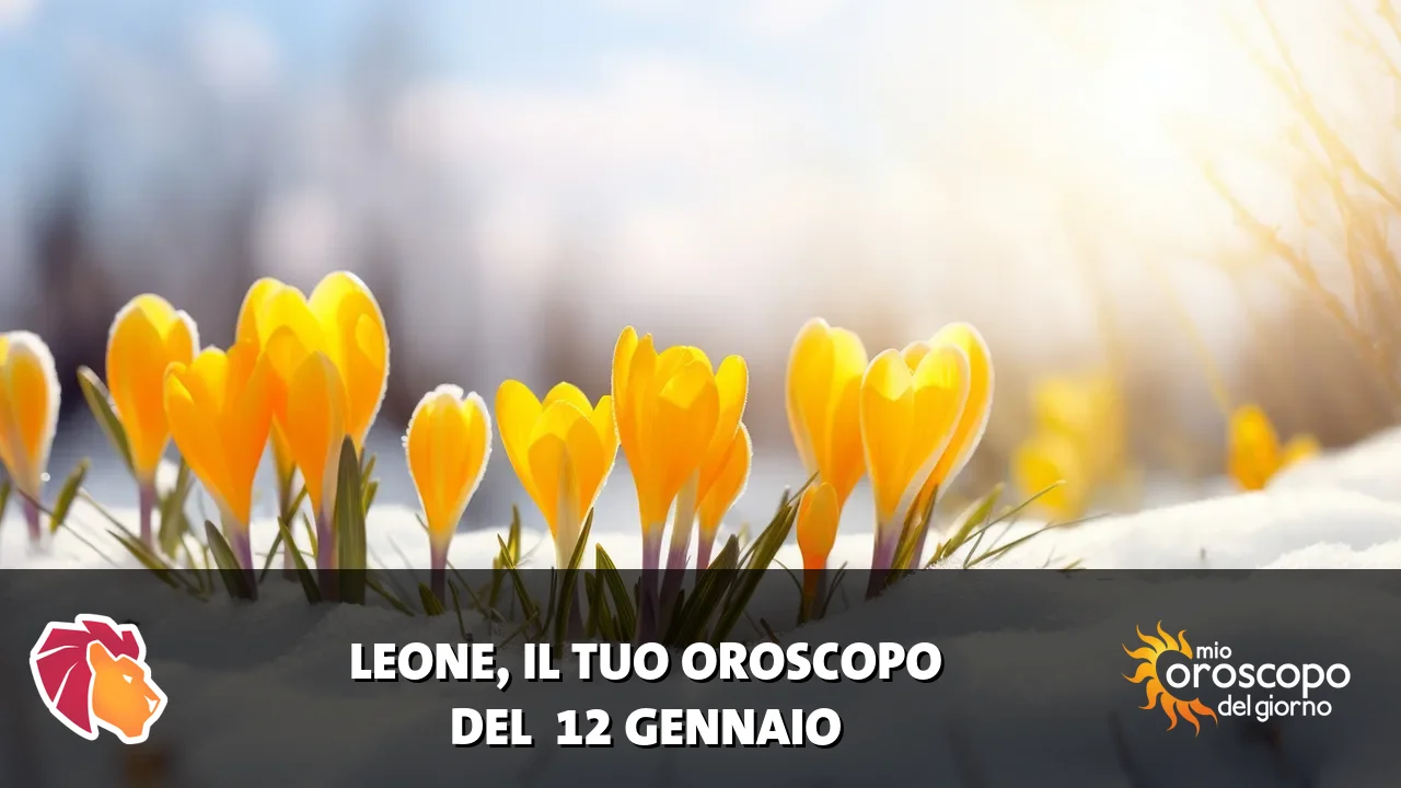 Oroscopo del Leone du lunedì 12 gennaio 2026