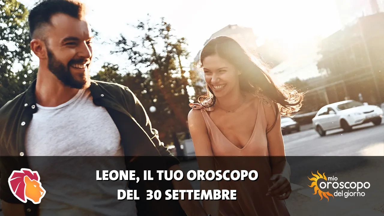 Oroscopo del Leone du mercoledì 30 settembre 2026