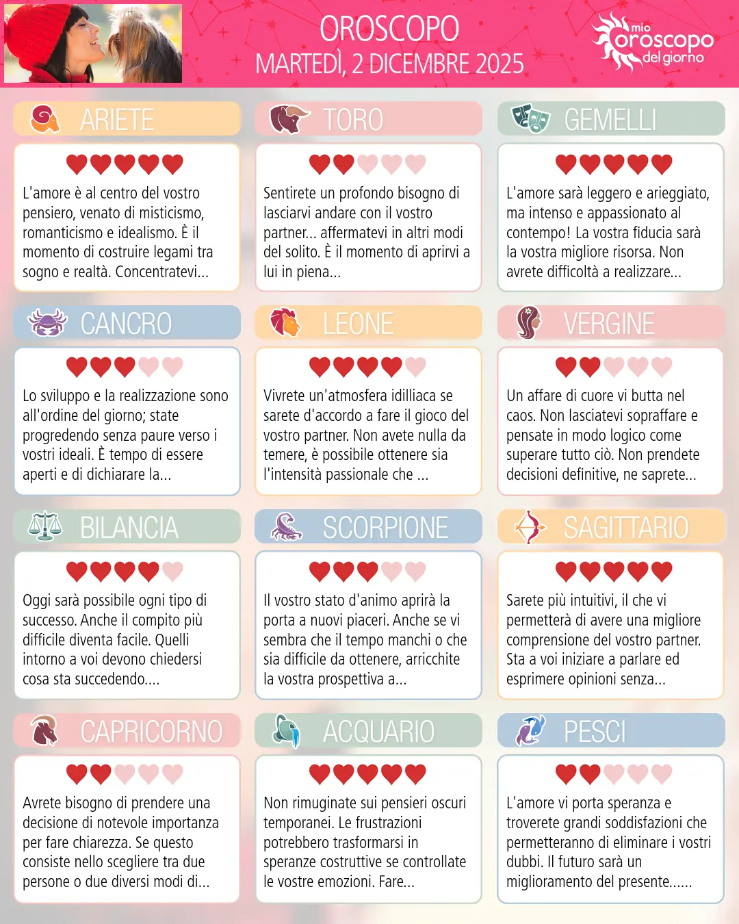 Bilancia: il tuo oroscopo di domani, 3 Dicembre 2025