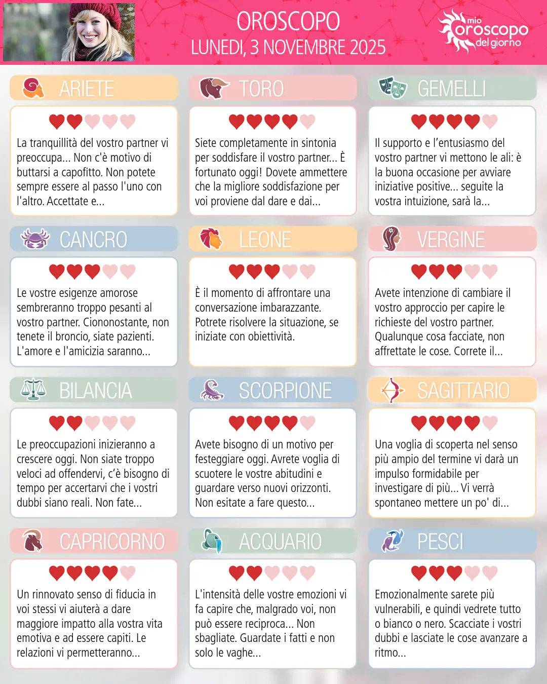 Acquario: il tuo oroscopo settimanale dal 3 Novembre 2025