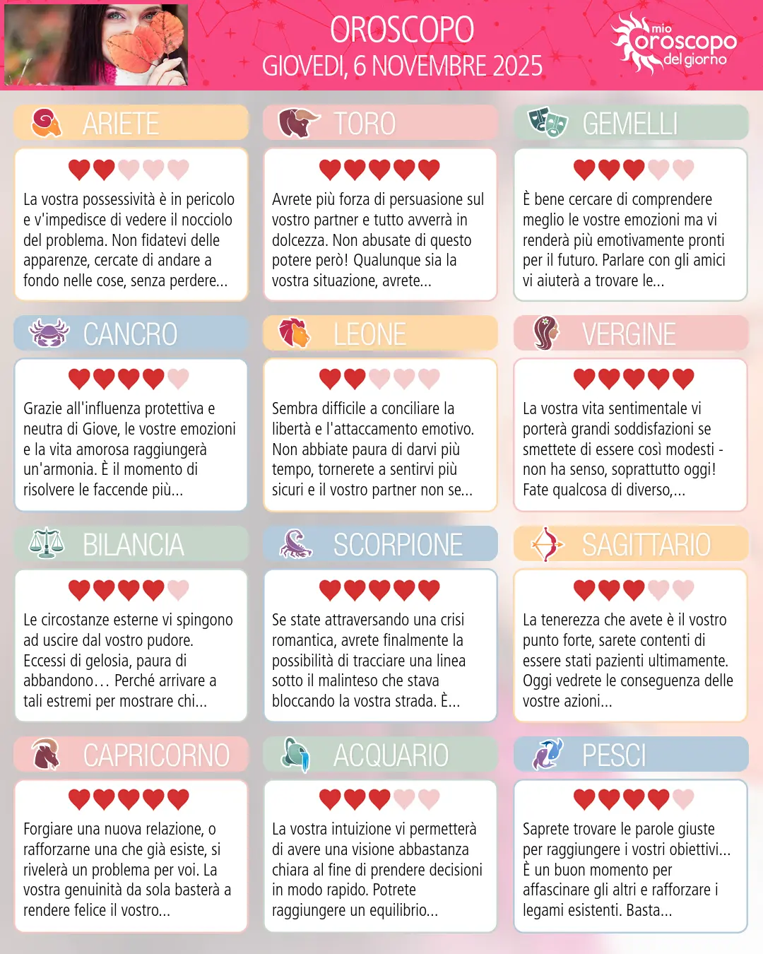 Acquario: il tuo oroscopo settimanale dal 3 Novembre 2025