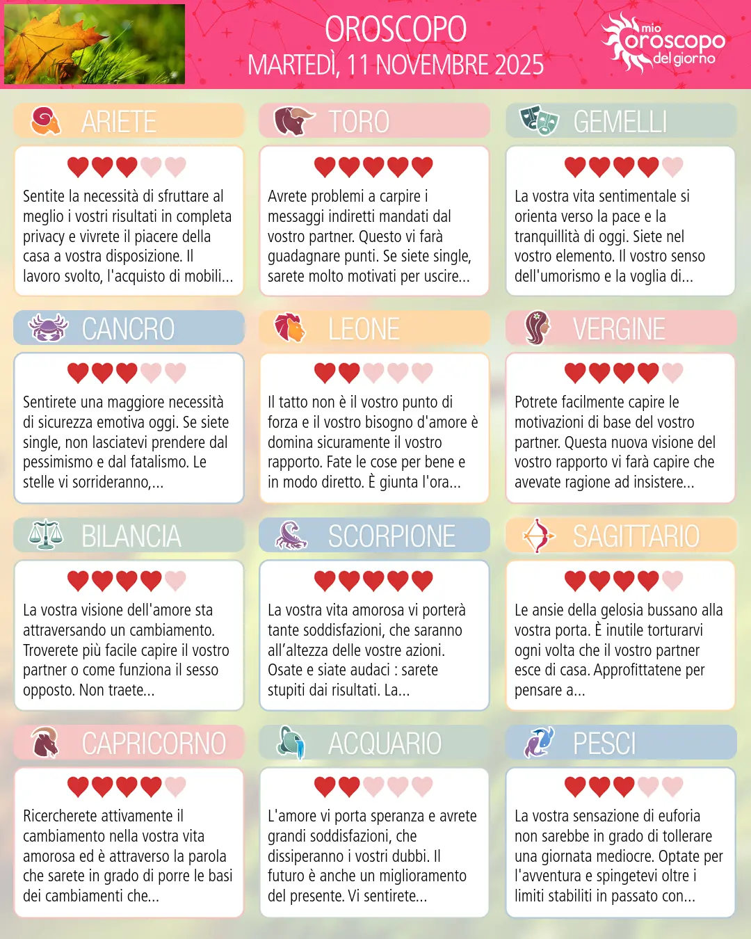 Gemelli: il tuo oroscopo del 13 Novembre 2025