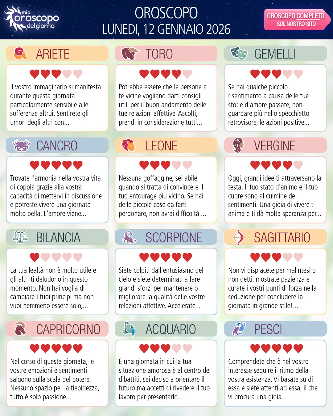 Vergine: il tuo oroscopo di domani, 13 Gennaio 2026
