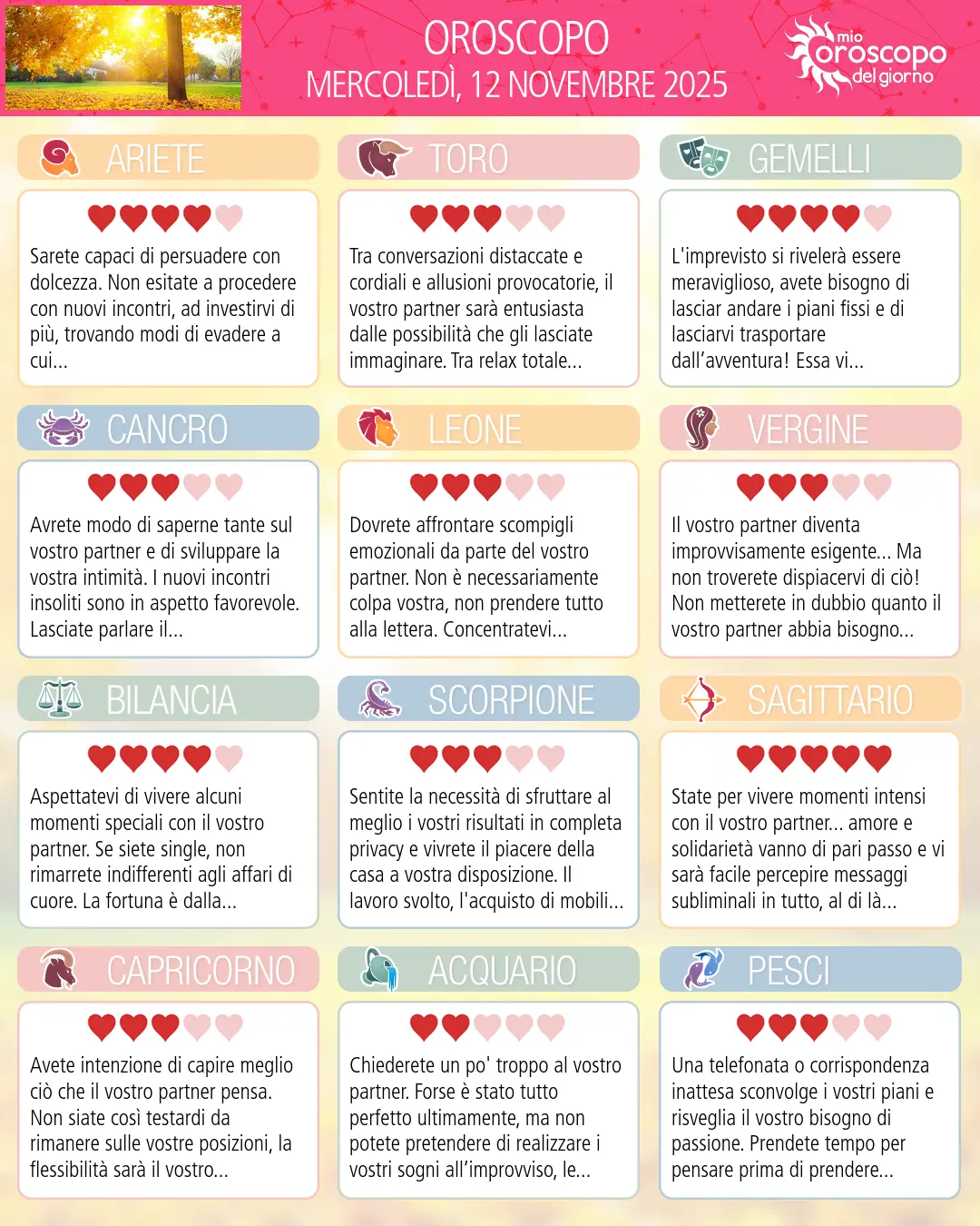 Acquario: il tuo oroscopo di domani, 13 Novembre 2025