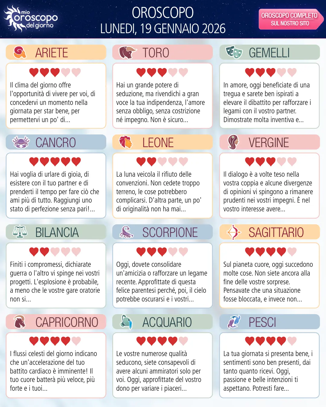 Vergine: il tuo oroscopo di domani, 20 Gennaio 2026