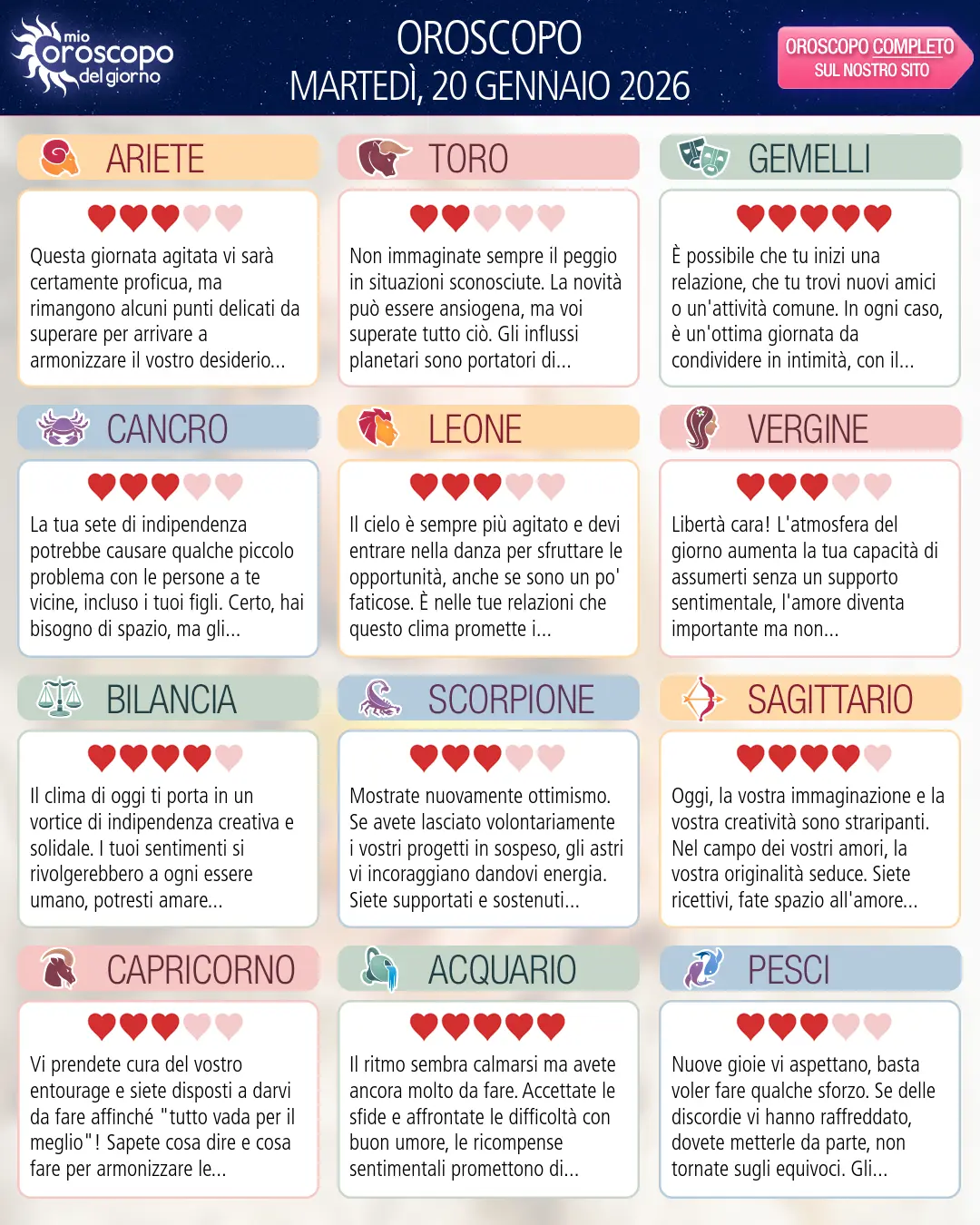 Scorpione: il tuo oroscopo di domani, 21 Gennaio 2026