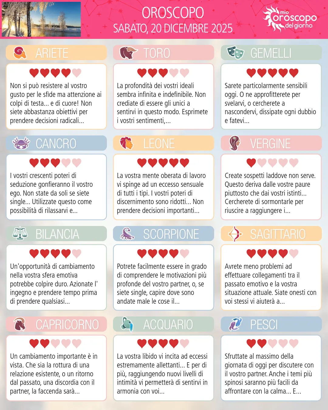 Bilancia: il tuo oroscopo del 22 Dicembre 2025