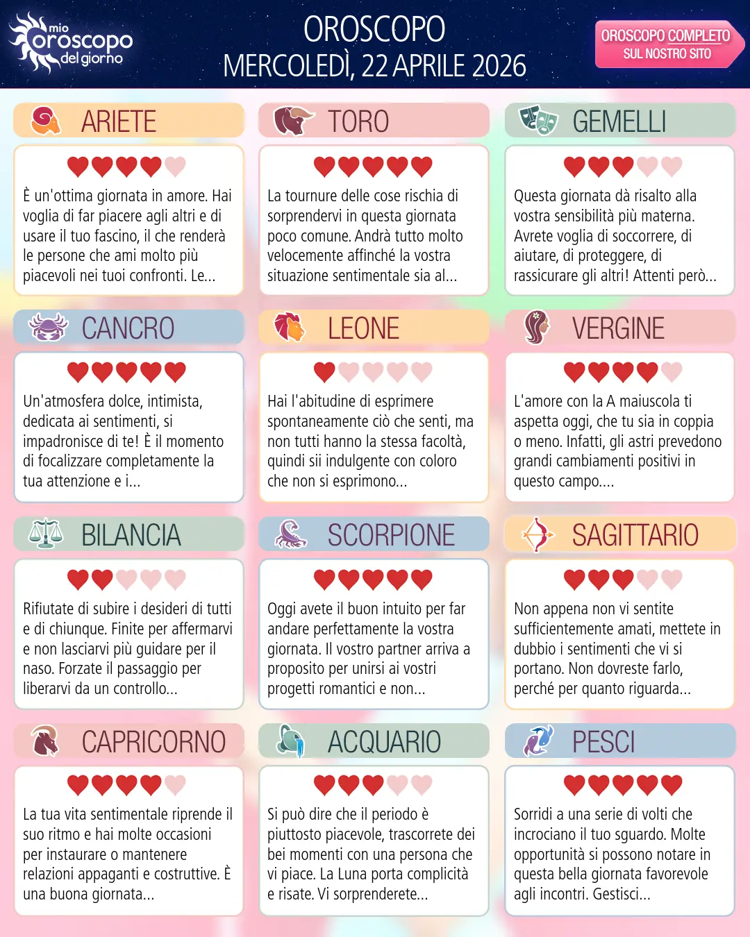 Oroscopo della Bilancia di oggi - 21 Aprile 2026