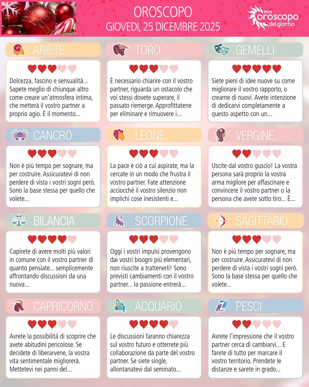 Vergine: il tuo oroscopo di domani, 26 Dicembre 2025