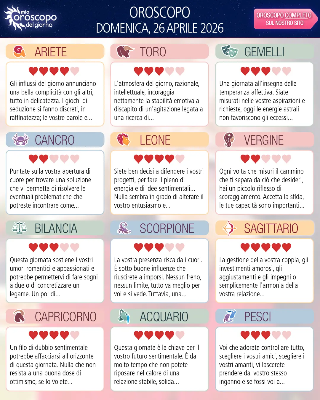 Vergine: il tuo oroscopo settimanale dal 20 Aprile 2026