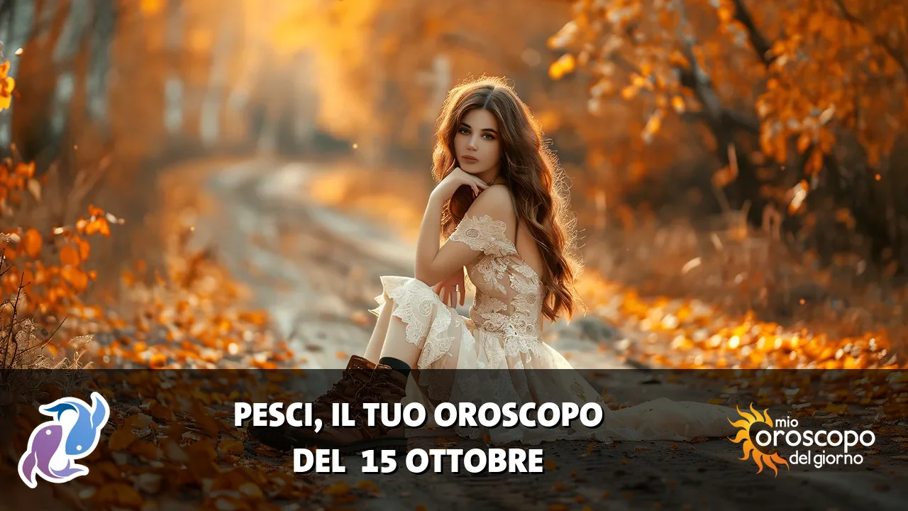 Oroscopo dei Pesci du giovedì 15 ottobre 2026