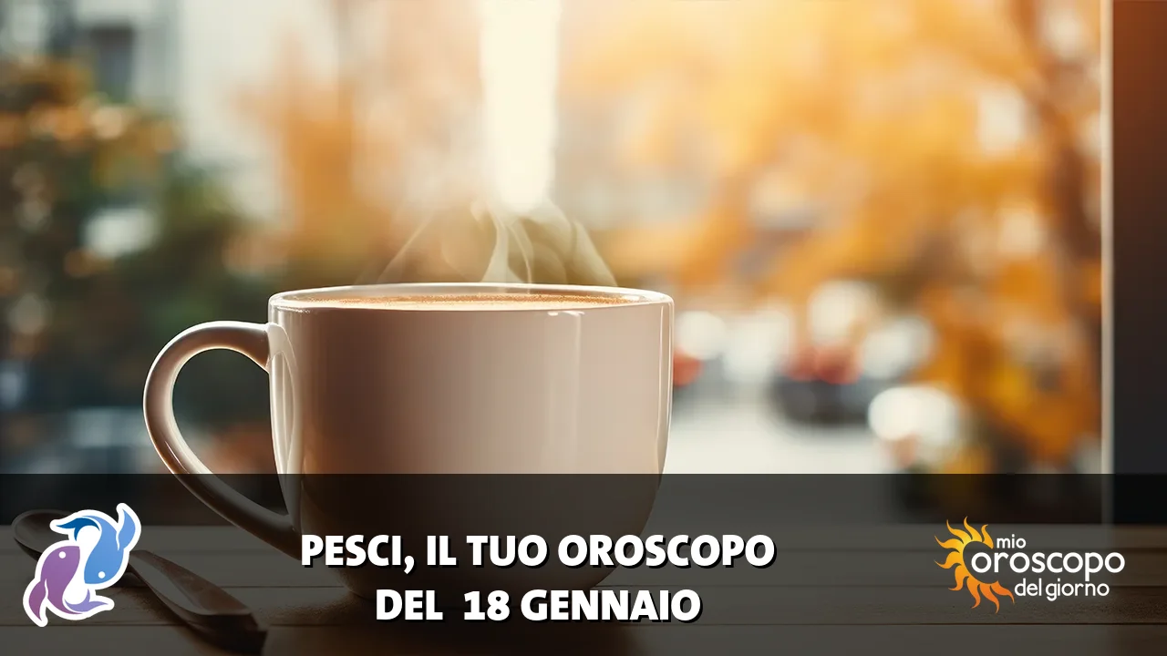 Oroscopo dei Pesci du domenica 18 gennaio 2026