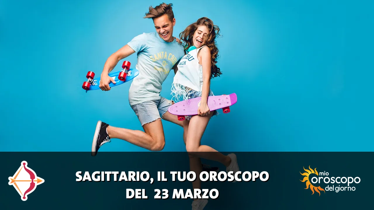 Oroscopo del Sagittario du lunedì 23 marzo 2026