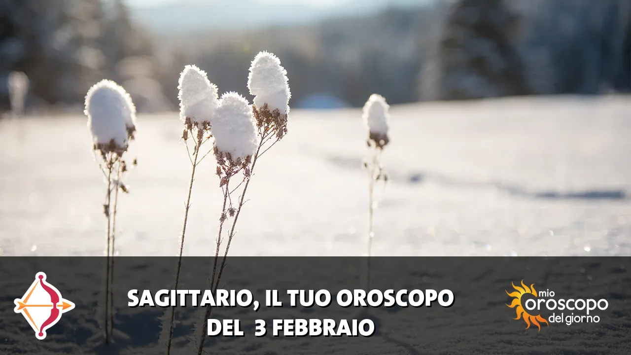 Oroscopo del Sagittario du martedì 3 febbraio 2026