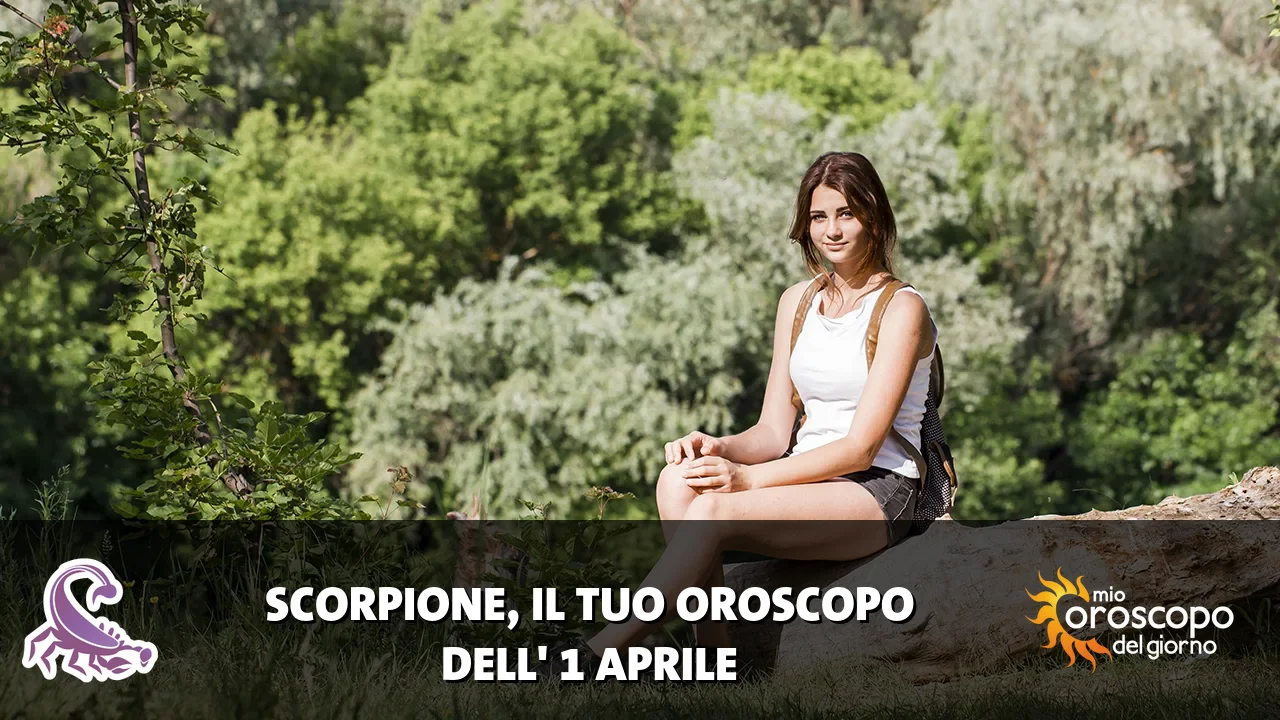 Oroscopo dello Scorpione du mercoledì 1 aprile 2026