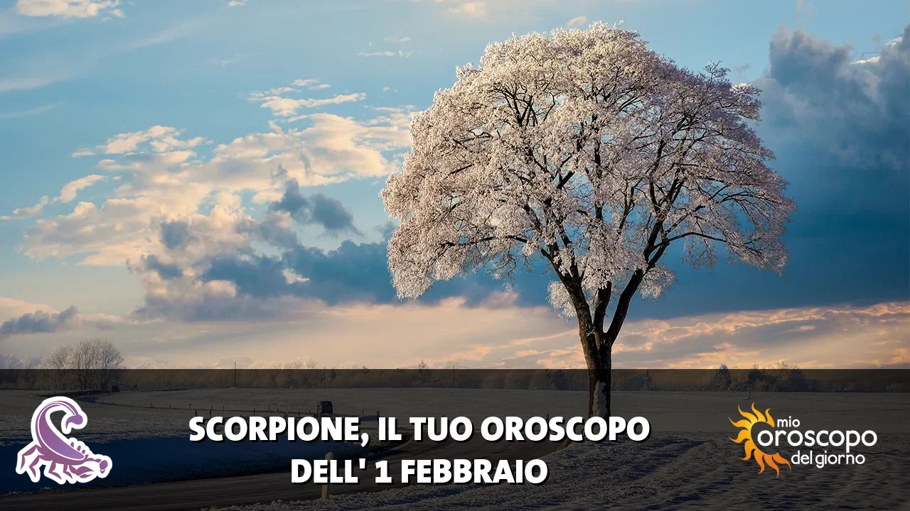 Oroscopo dello Scorpione du domenica 1 febbraio 2026