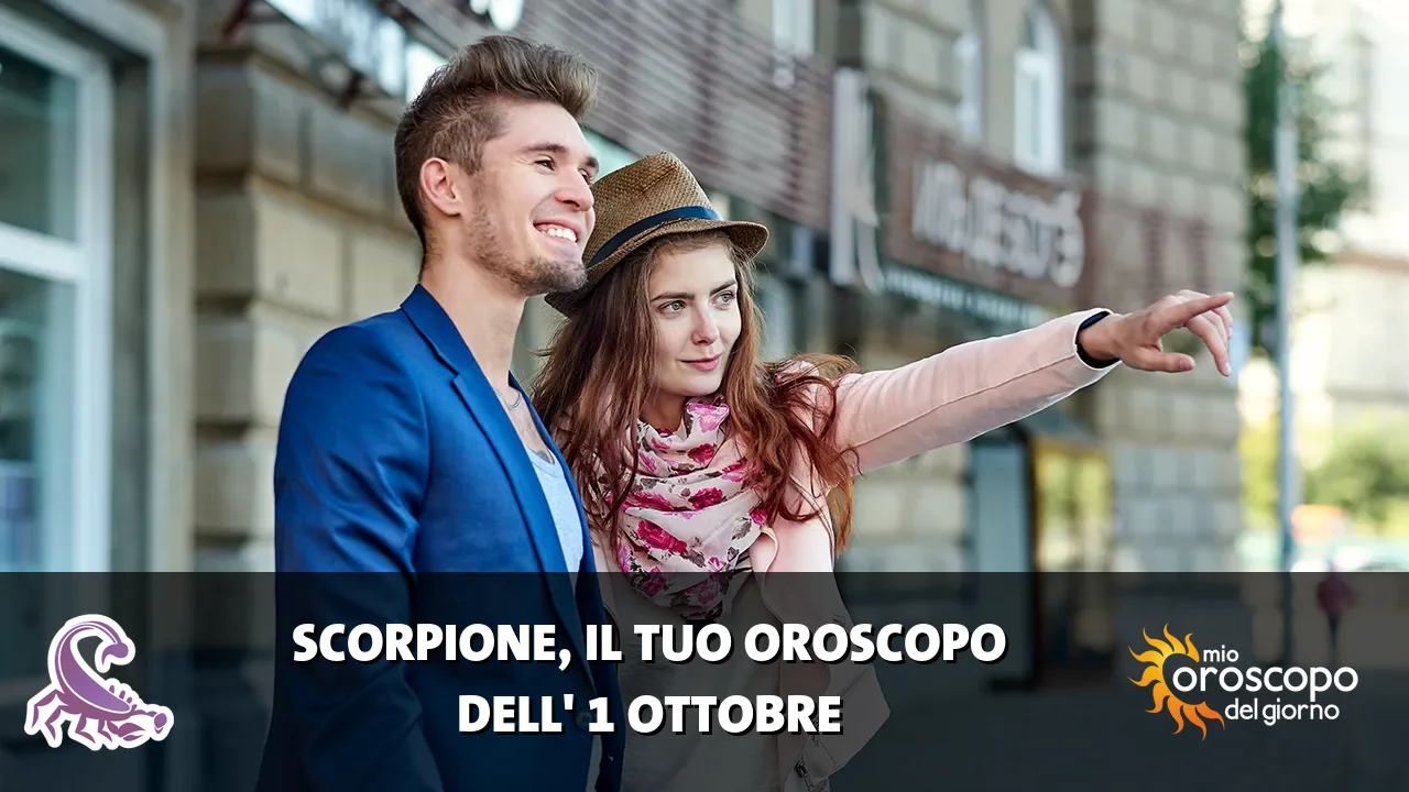 Oroscopo dello Scorpione du giovedì 1 ottobre 2026