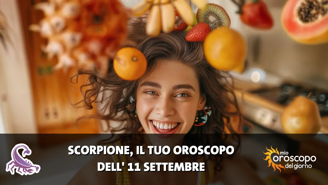 Oroscopo dello Scorpione du venerdì 11 settembre 2026