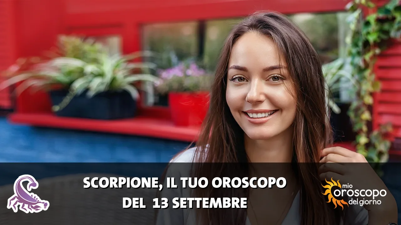 Oroscopo dello Scorpione du domenica 13 settembre 2026