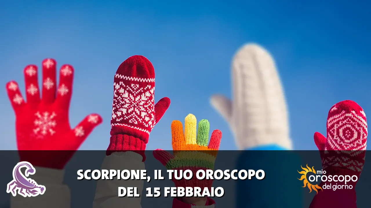 Oroscopo dello Scorpione du domenica 15 febbraio 2026