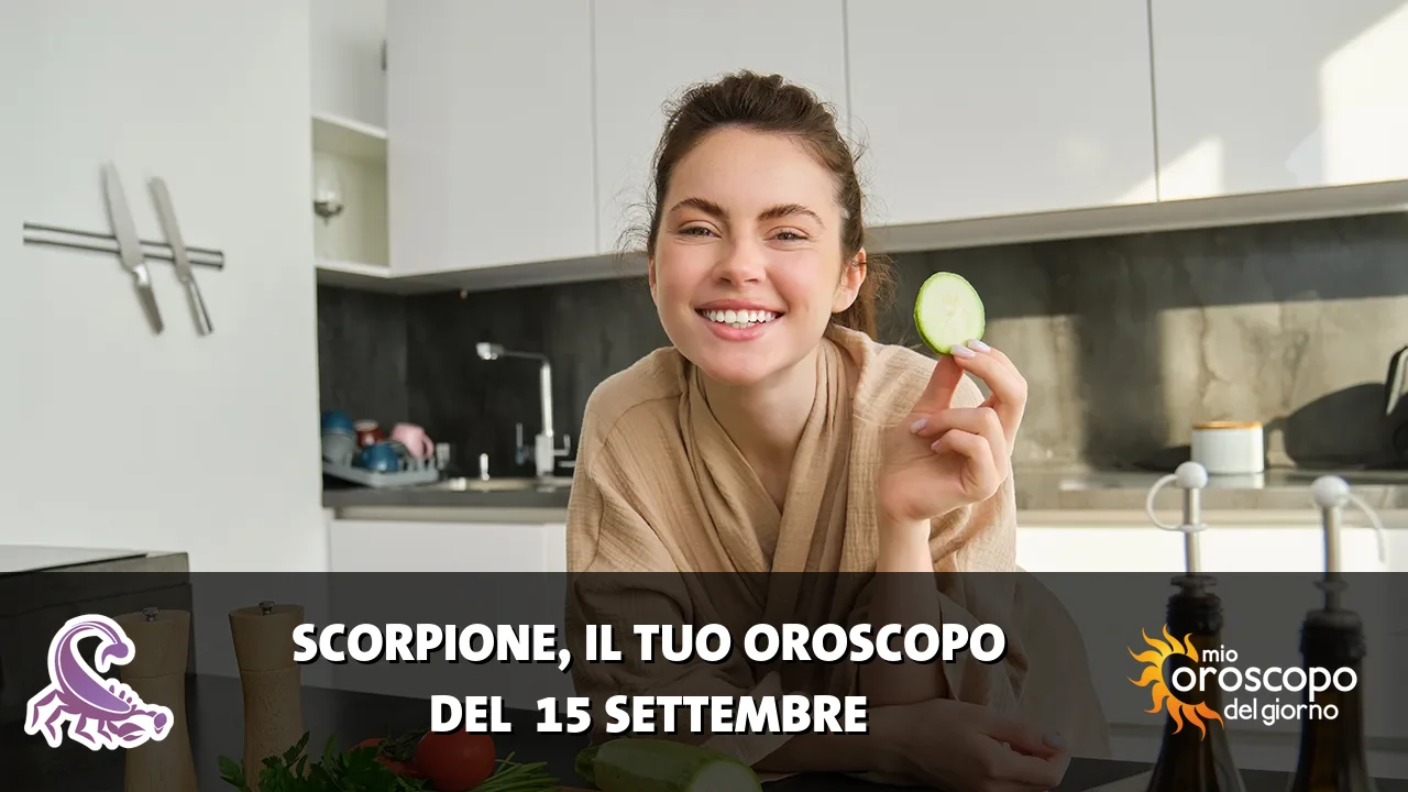 Oroscopo dello Scorpione du martedì 15 settembre 2026