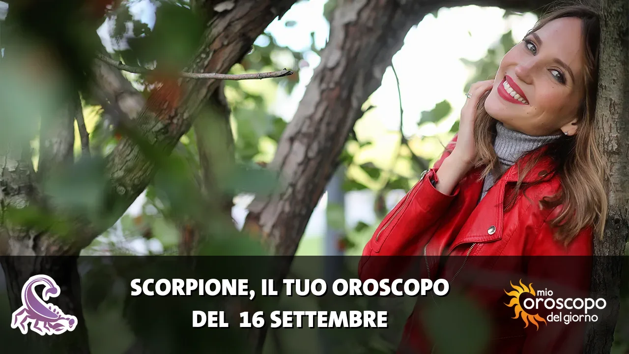 Oroscopo dello Scorpione du mercoledì 16 settembre 2026