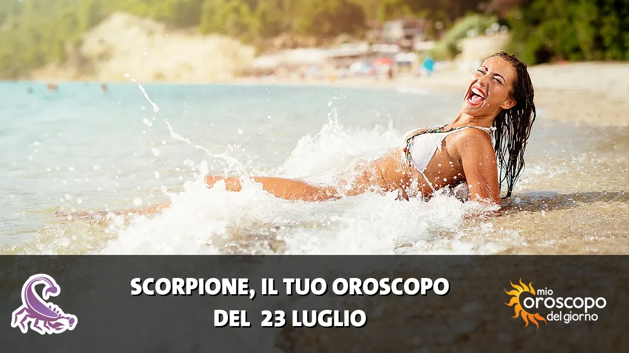 Oroscopo dello Scorpione du giovedì 23 luglio 2026