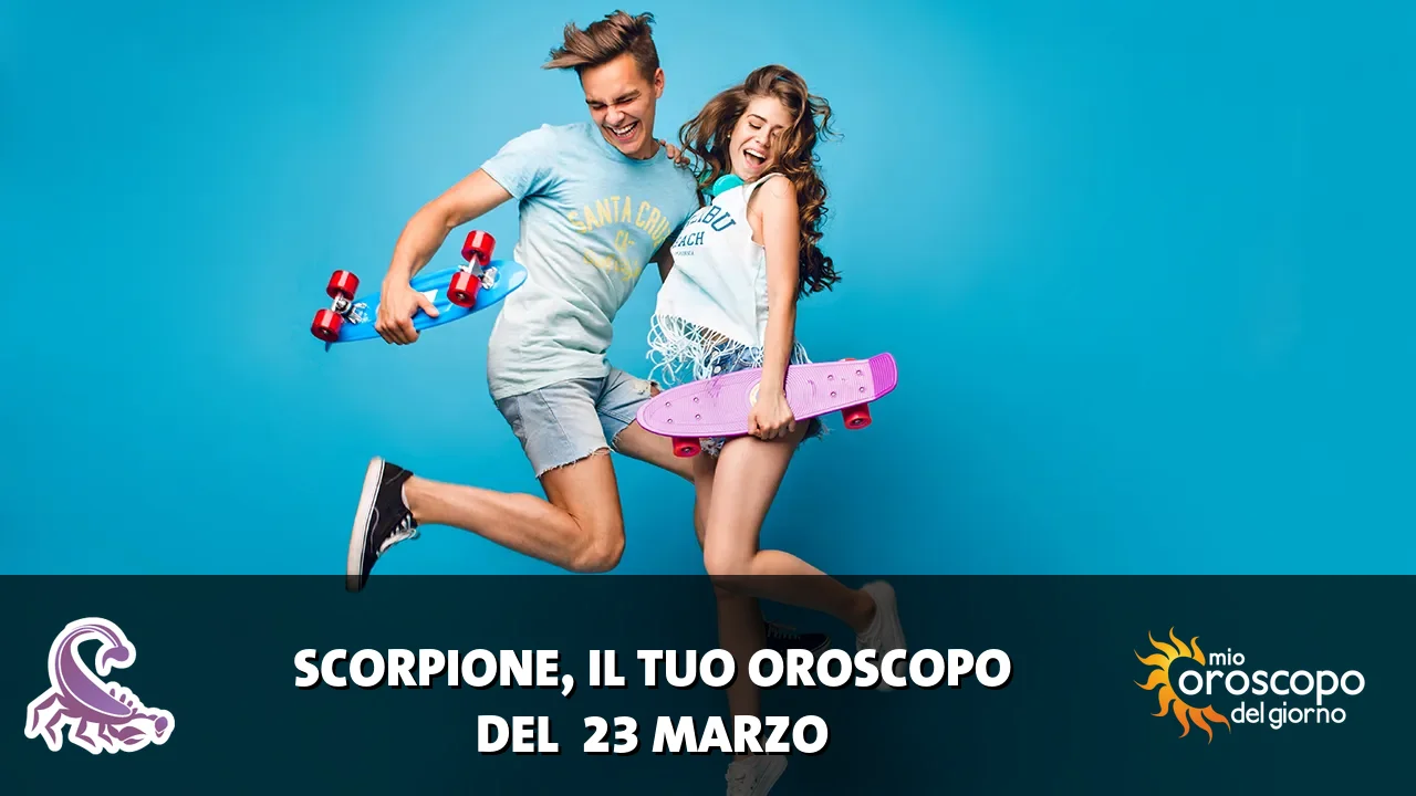 Oroscopo dello Scorpione du lunedì 23 marzo 2026