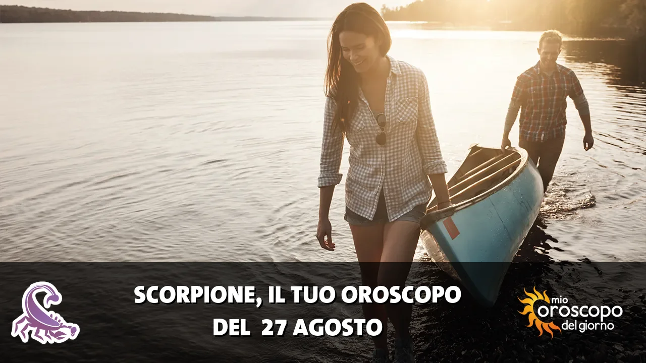 Oroscopo dello Scorpione du giovedì 27 agosto 2026