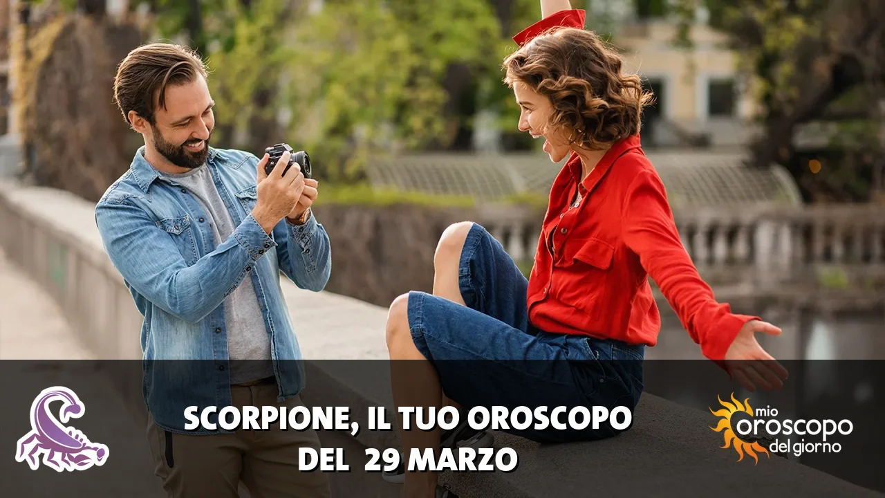 Oroscopo dello Scorpione du domenica 29 marzo 2026