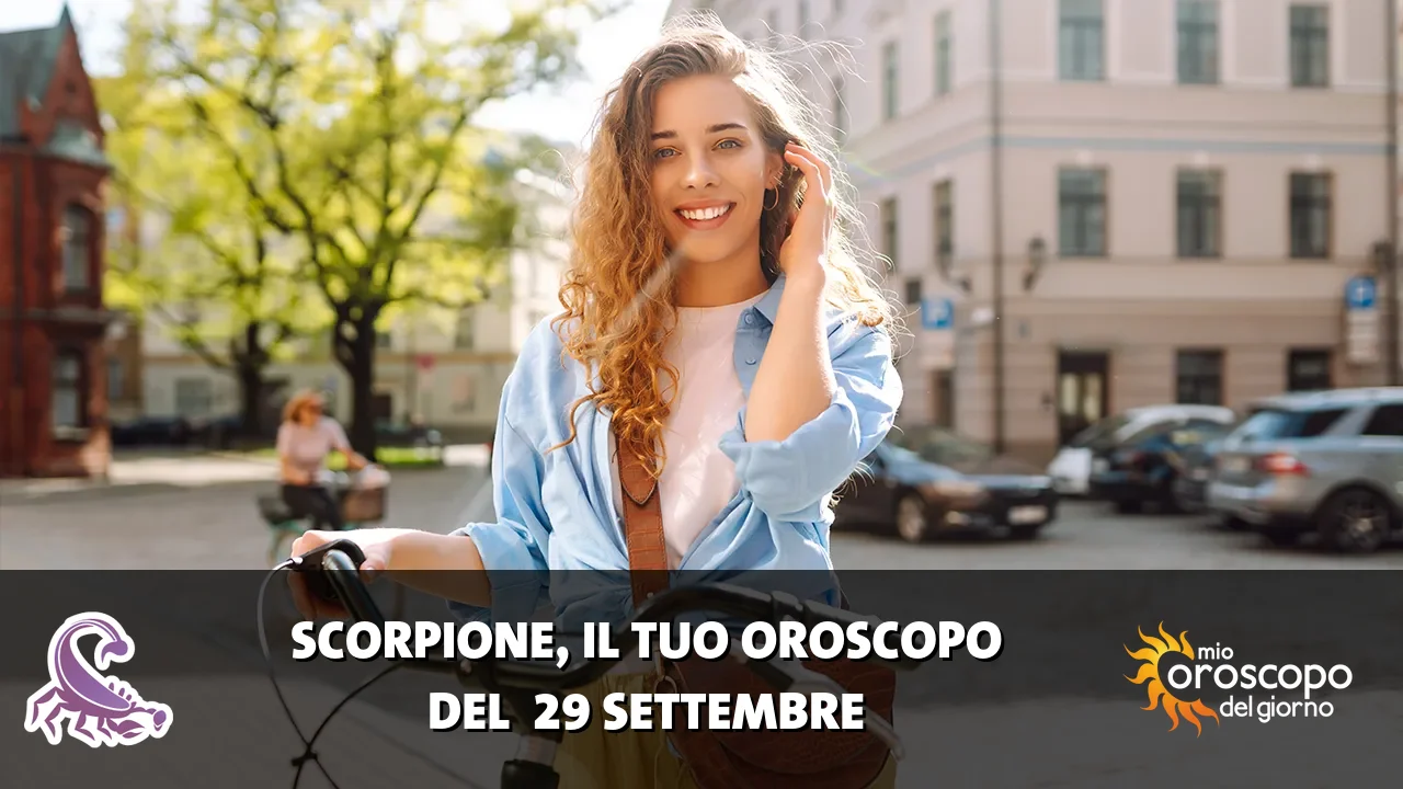 Oroscopo dello Scorpione du martedì 29 settembre 2026