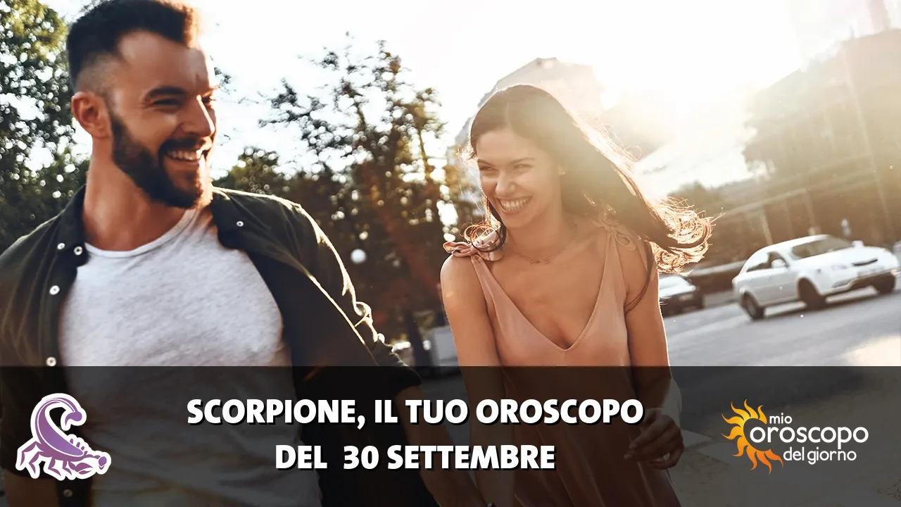 Oroscopo dello Scorpione du mercoledì 30 settembre 2026
