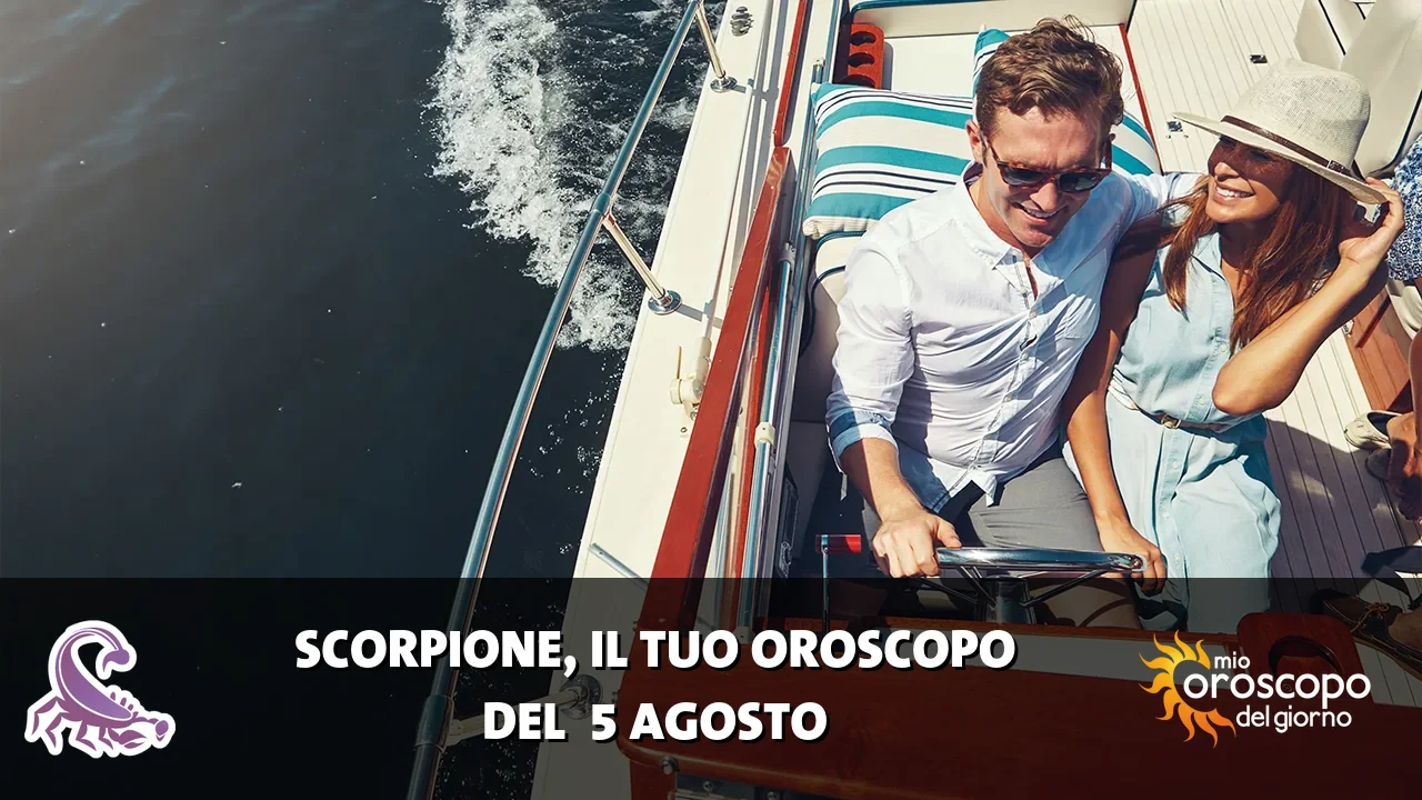Oroscopo dello Scorpione du mercoledì 5 agosto 2026