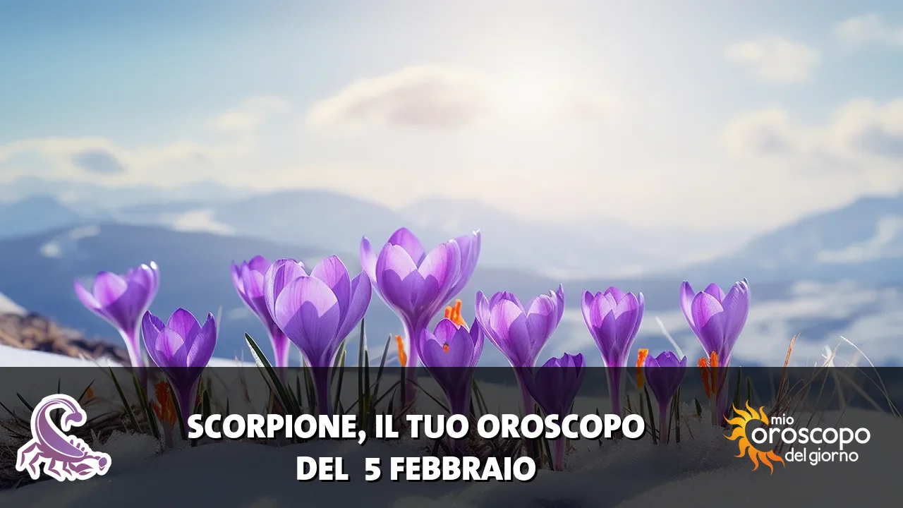 Oroscopo dello Scorpione du giovedì 5 febbraio 2026