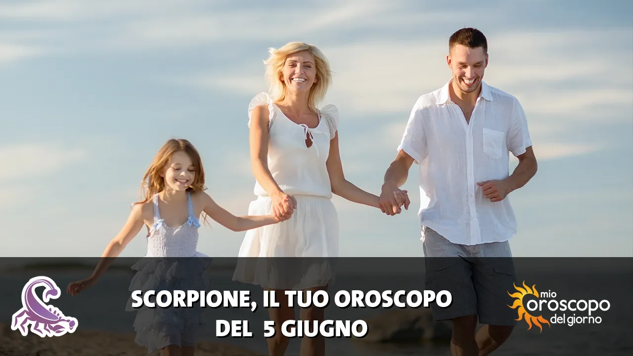 Oroscopo dello Scorpione du venerdì 5 giugno 2026