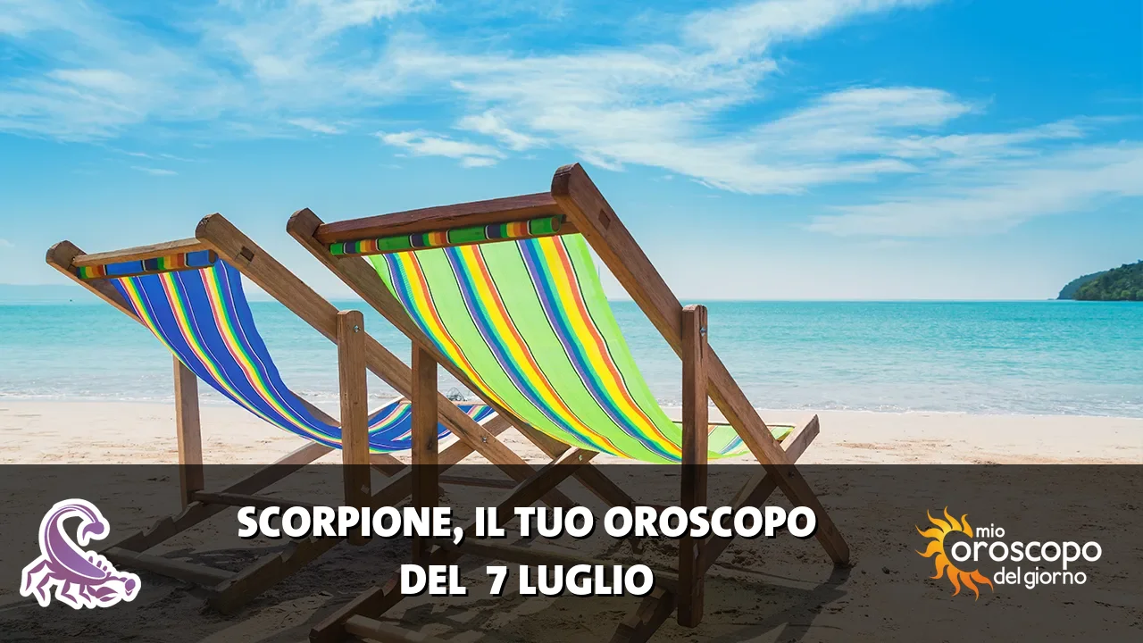 Oroscopo dello Scorpione du martedì 7 luglio 2026