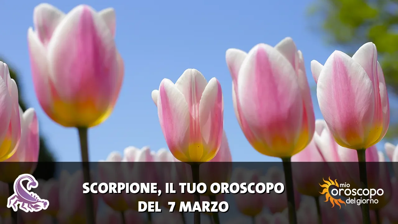 Oroscopo dello Scorpione du sabato 7 marzo 2026